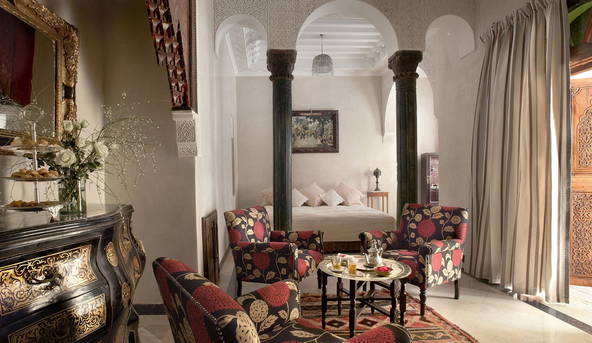 Hôtel de luxe La Sultana Marrakesh 5 * Afrique Maroc Marrakesh chambre